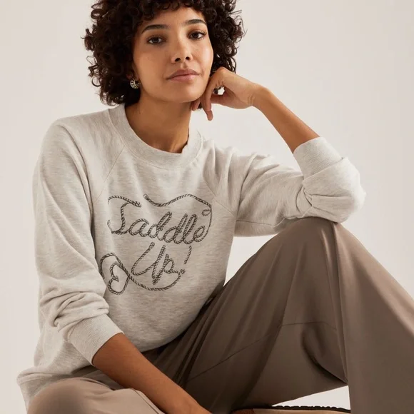 NWT - Crew-Neck Graphic Sweatshirt - Picture 5 of 8